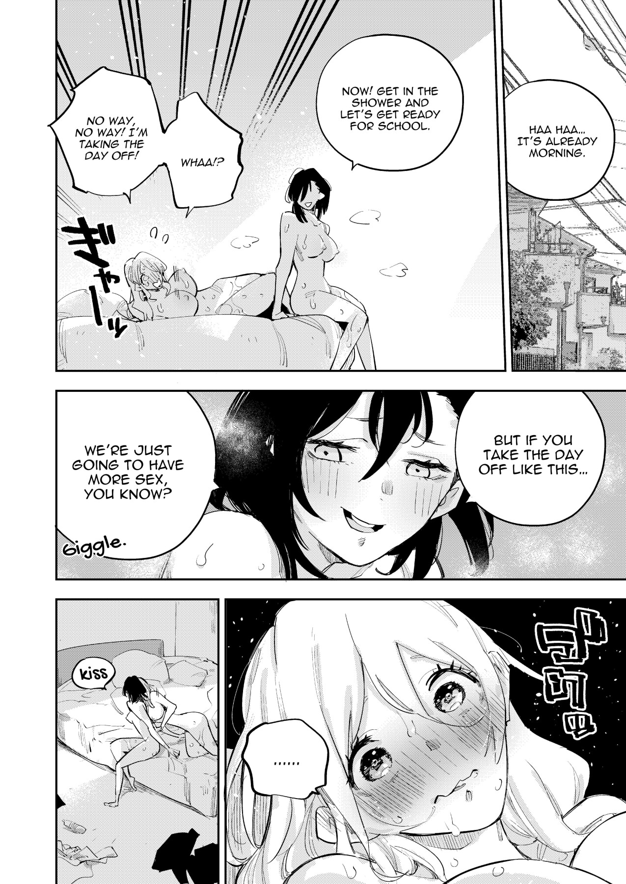 Hentai Manga Comic-Titititititty Breasty Lesbian Joint Publication-Read-28